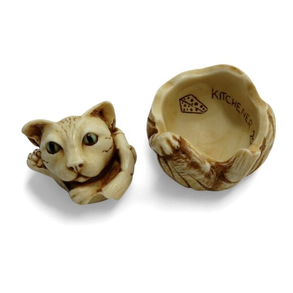 Harmony Kingdom Homer Roly Poly Kitchener 2001 Cat Boxed - Picture 7 of 11